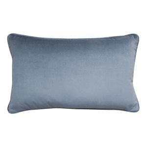 Mira Velvet Cushion | 30 x 50cm | Grey Blue