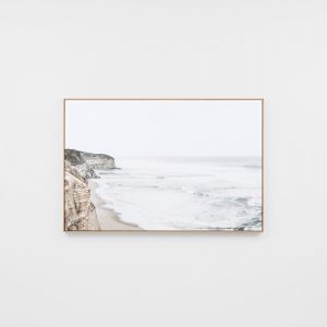 Misty Cliffs | Framed Canvas