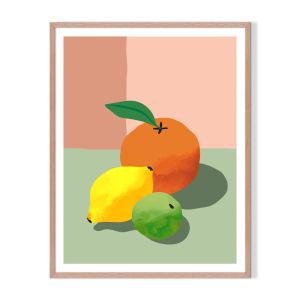 Mixed Fruit 1 | Framed Print by Artefocus