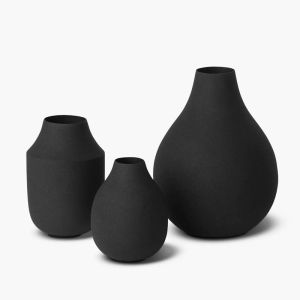 Mona Trio Vases | Black