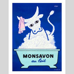 Monsavon Au Lait by Ray Savignac | Unframed Art Print