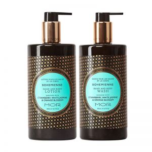 MOR Bohemienne Hand & Body Wash and Hand & Body Lotion Set
