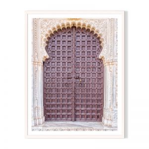 Moroccan Door | Framed Print by Artefocus