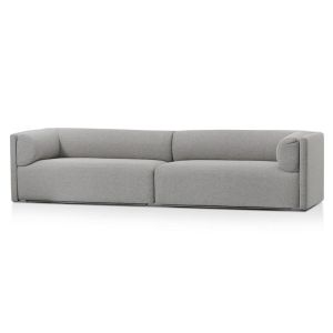 Mullen 4 Seater Fabric Sofa - Grey