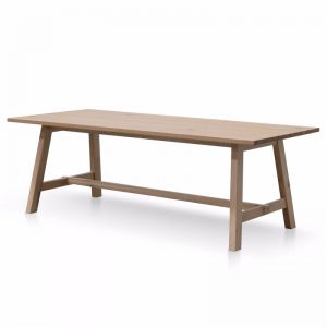 Murillo Wooden Dining Table | Washed Natural | 2.2m