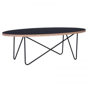 Naresh Coffee Table | Oval | Black