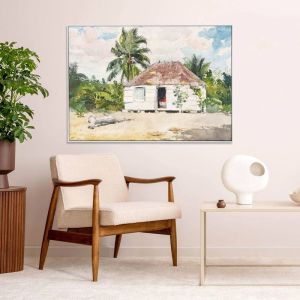 Nassau Hut | Framed Canvas Print
