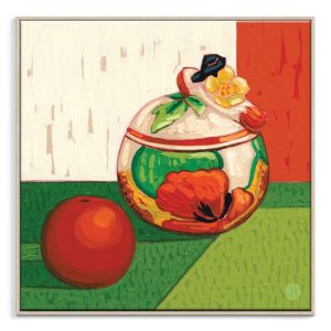 Nasturtium Sugar Bowl & Orange | Julie Lynch | Prints or Canvas by Artist Lane