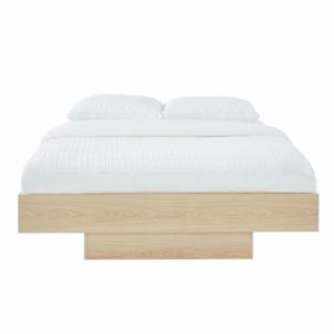 Natural Oak Floating Bed Base | All Sizes