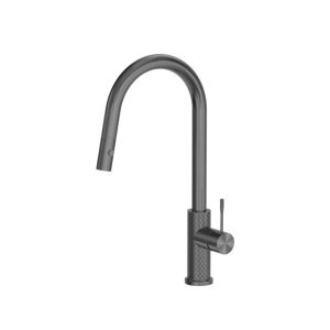 Nero Oria Pull Out Sink Mixer With Vegie Spray Function | Graphite