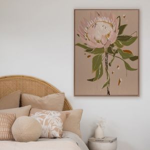 Neutral Protea | Canvas Print