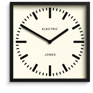 Newgate Jones Box Wall Clock | Black