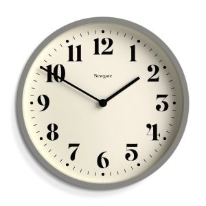 Newgate Number Four Wall Clock | Matte Posh Grey
