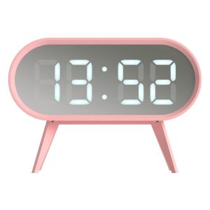 Newgate Space Hotel Cyborg Led Alarm Clock | Pink
