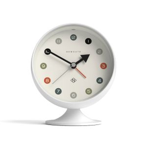 Newgate Spheric Alarm Clock | White