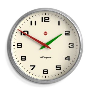 Newgate Superstore Wall Clock | Alpha Dial Galvanised