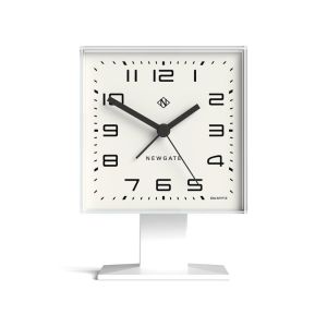 Newgate Victor Alarm Clock | Pebble White