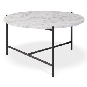 Nexus Coffee Table | White Carrara Marble