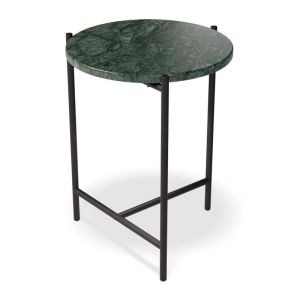 Nexus Side Table | Green Guatemala Marble