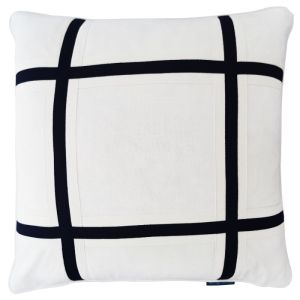 NORTH CAPE Criss Cross Cushion Cover | Dark Blue | 50x50cm