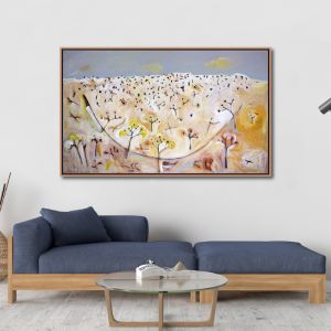 Nulla Vale I Framed Canvas Print by Michael Wolfe