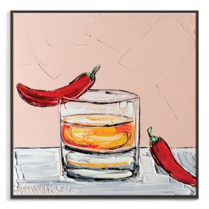 Old Fashioned with Chilli | Angela Hawkey | Canvas or Print by Artist Lane