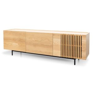 Onito TV Entertainment Unit | Natural with Black Legs