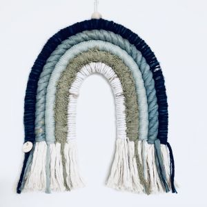 ONSHORE OFFSHORE - Handmade Rope Rainbow Wallhanging