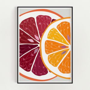 Orange & Grapefruit Art Print