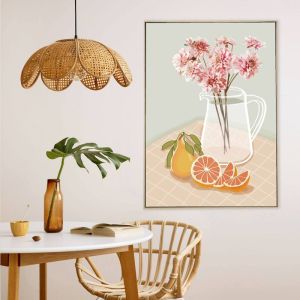 Oranges and Pears | Framed Canvas Print
