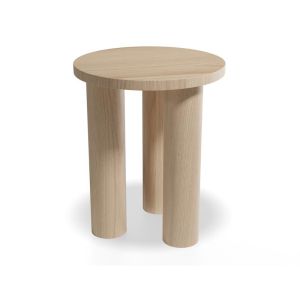 Orbix Round Side Table | Natural