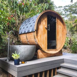 Outdoor Barrel Sauna