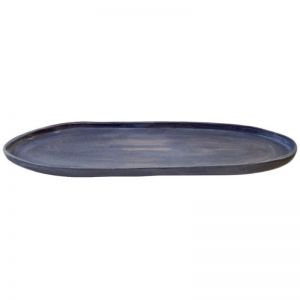 Oval Platter | Ink | By Batch Ceramics