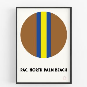 Pac-Nth-Palm Beach | Art Print