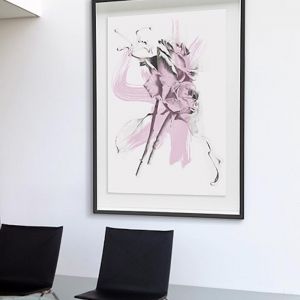 Painted Rose Strokes | Framed and unframed | Limited Edition by 4 The Love of Paris