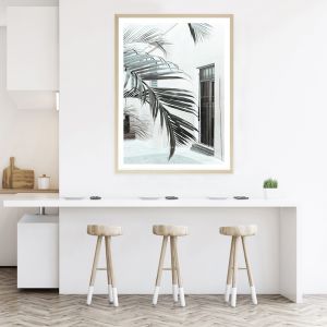 Palm Doorway II Premium Art Print (Various Sizes)