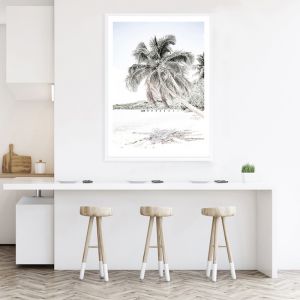 Palm Shadow Photo Art Print (Various Sizes)