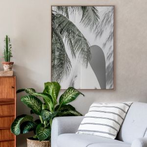 Palm Shadows | Canvas Print