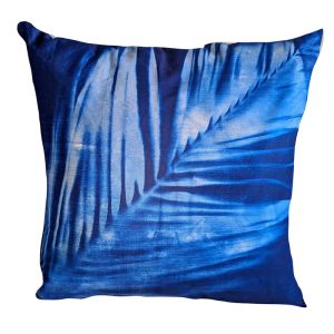 Palm Square Cushion | 48cm | Hand Dyed by Wilson to Wylde Designs