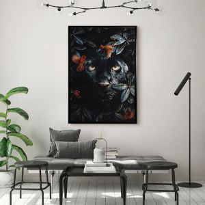 Panther | Framed Canvas Art Print