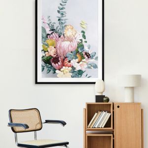 Pastel Blooms | Framed Art Print