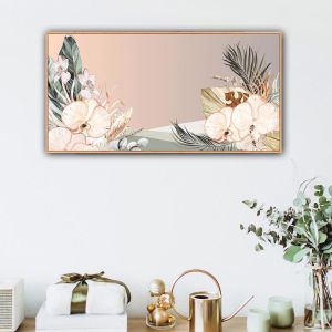 Pastel Orchid Extra Long | Pink Grey Sunset | Limited Edition Art Print or Canvas by Antuanelle
