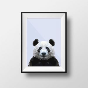 Paulie the Panda | Art Print | Framed and Unframed