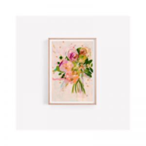 Pauline Contemporary Floral Fine Art Print | Unframed