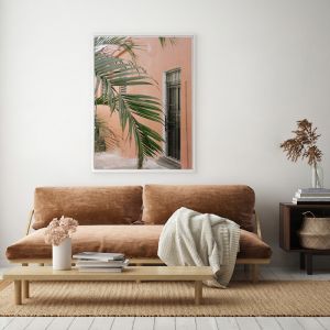 Peach Perfect | Framed Canvas Art Print