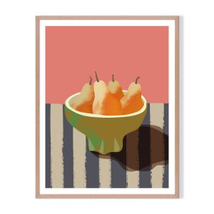 Pear Bowl | Framed Print by Artefocus
