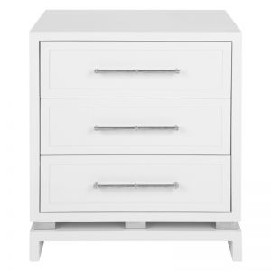 Pearl Bedside Table | Large | White