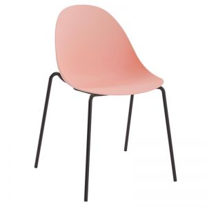 Pebble Chair Soft Pink Shell Seat