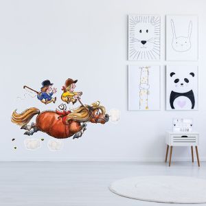 Penelope Rides Again | Thelwell Wall Decal