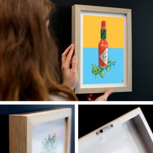 Pepper Sauce | Hugo Mathias | Mini Framed Print by Artist Lane
